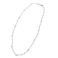 Tiffany & Co. Twist Bar Diamond Necklace in  Platinum 0.75 CTW