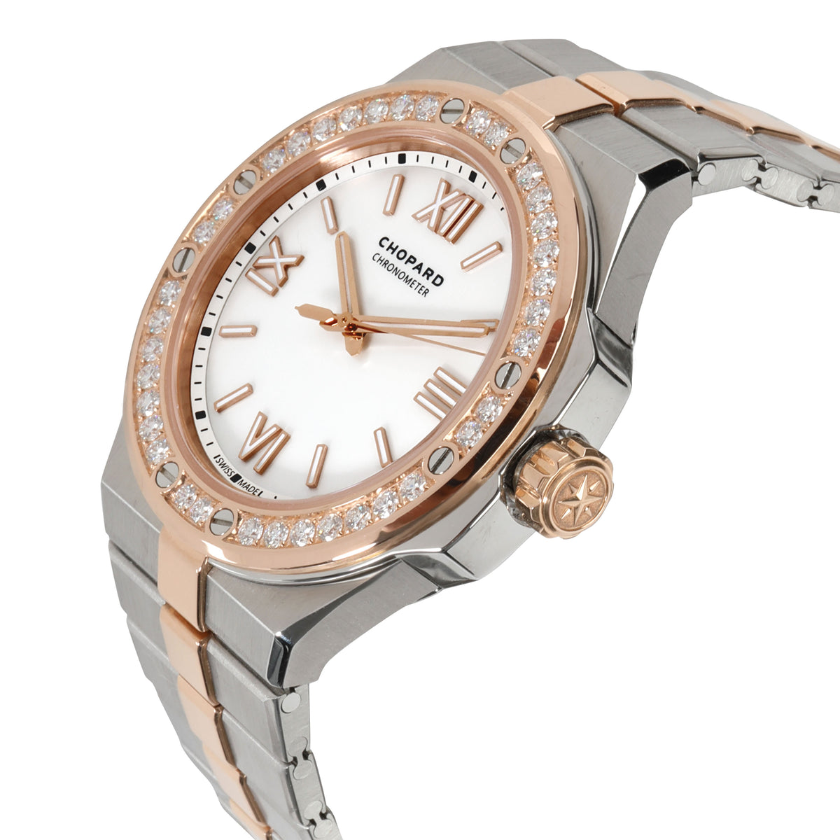 Chopard Alpine Eagle 298601-6002 Women's Watch in 18kt Stainless Steel/Rose Gold