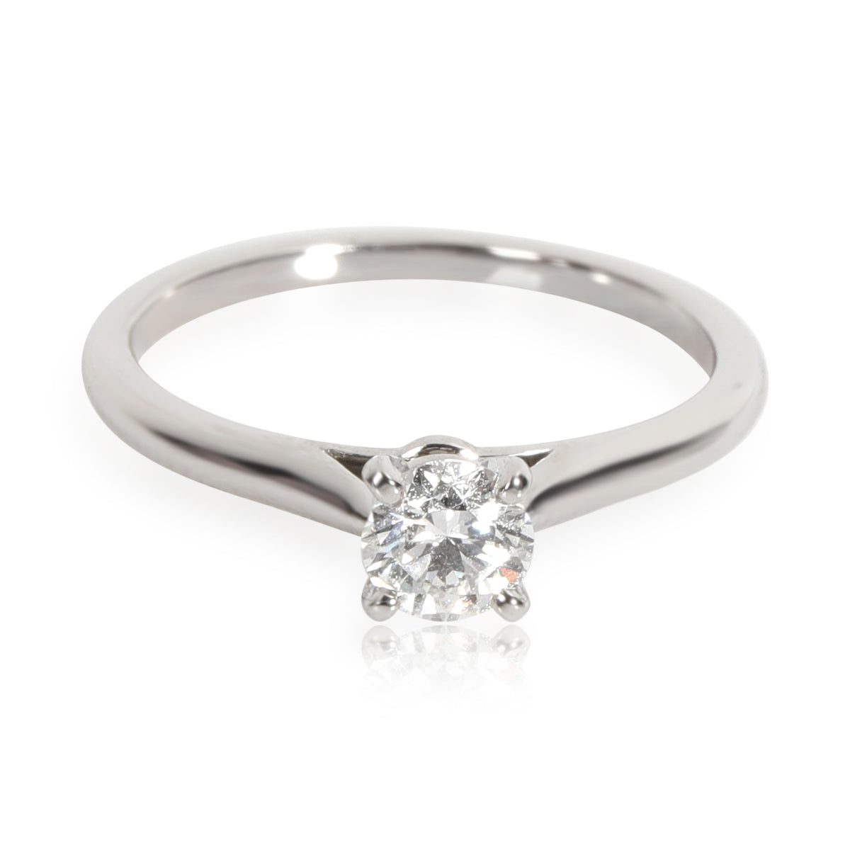 Cartier 1895 Diamond Engagement Ring in  Platinum G VS2 0.38 CTW