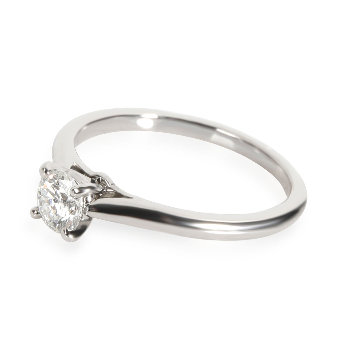 Cartier 1895 Diamond Engagement Ring in  Platinum G VS2 0.38 CTW