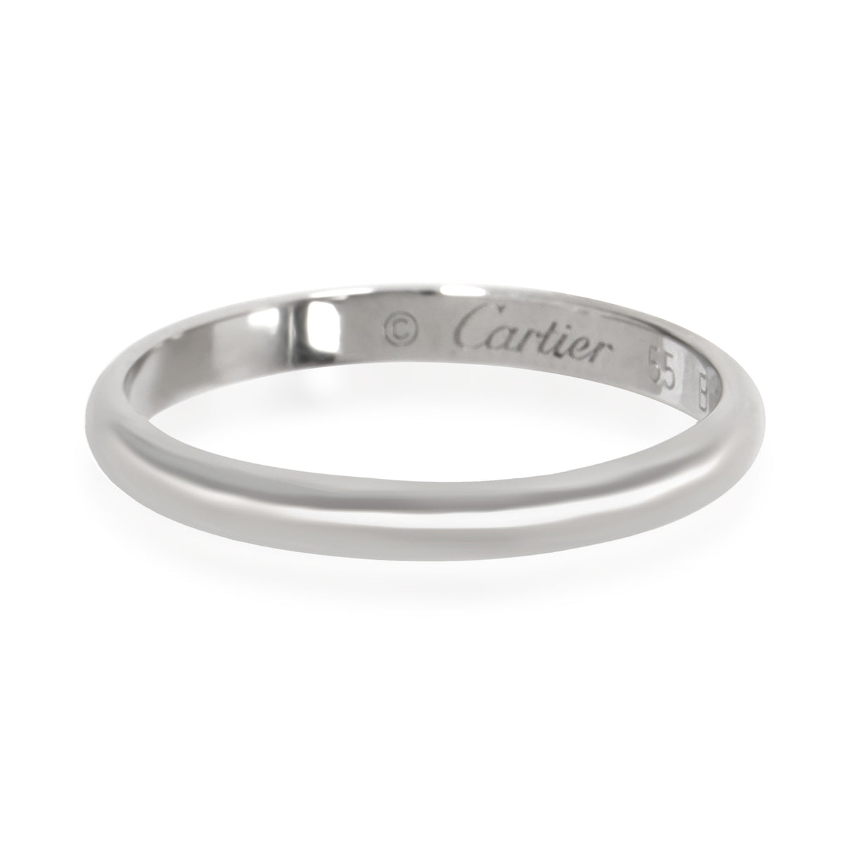 Cartier 1895 Band in  Platinum