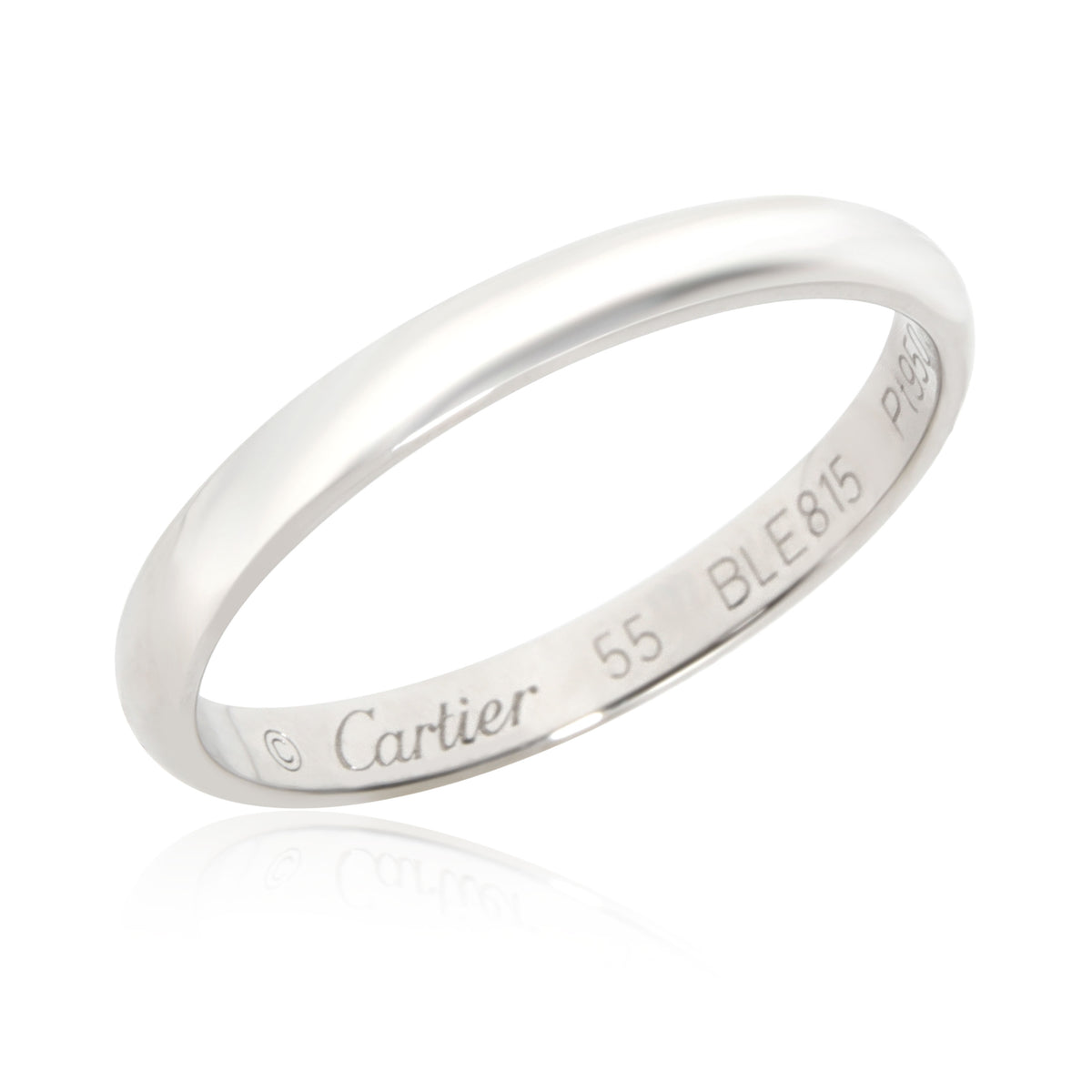 Cartier 1895 Band in  Platinum
