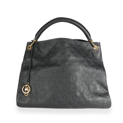 Louis Vuitton Black Monogram Empreinte Leather Artsy MM