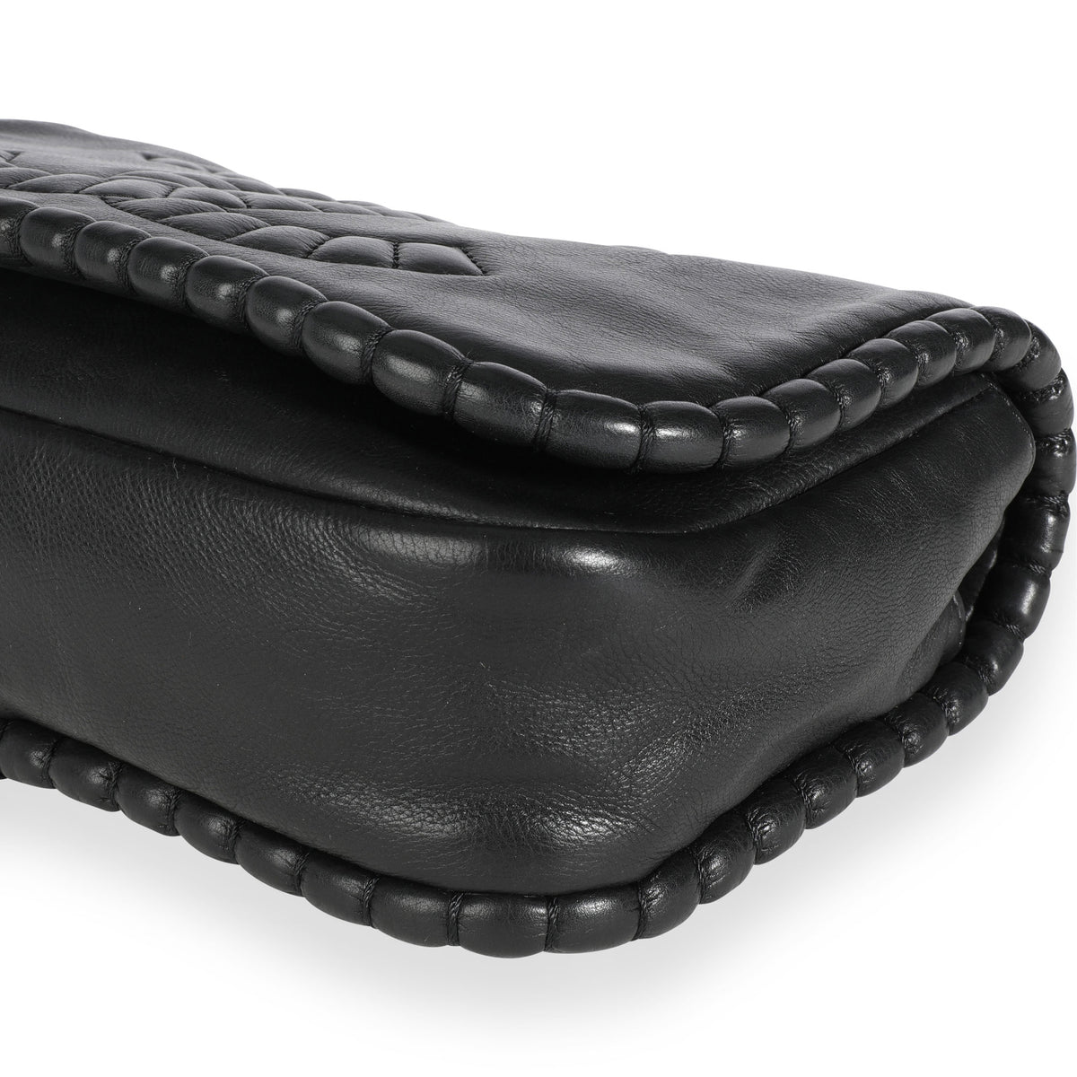 Chanel Black Leather Pleated CC Flap Bag, myGemma, NZ