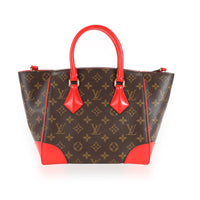 Louis Vuitton Tote Phenix Monogram PM Coquelicot in Toile Canvas/Calfskin  with Gold-tone - US