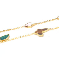 Van Cleef & Arpels Lucky Alhambra Necklace in 18K Yellow Gold
