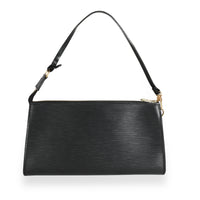 Louis Vuitton Black Epi Leather Pochette Accessoires 24