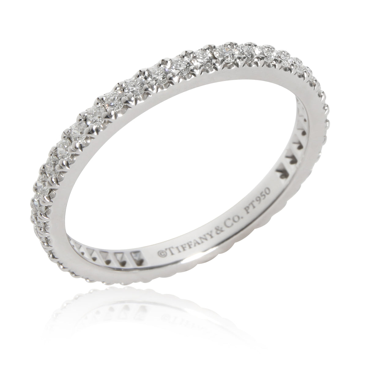 Tiffany & Co. Soleste Diamond Band in  Platinum 0.34 CTW