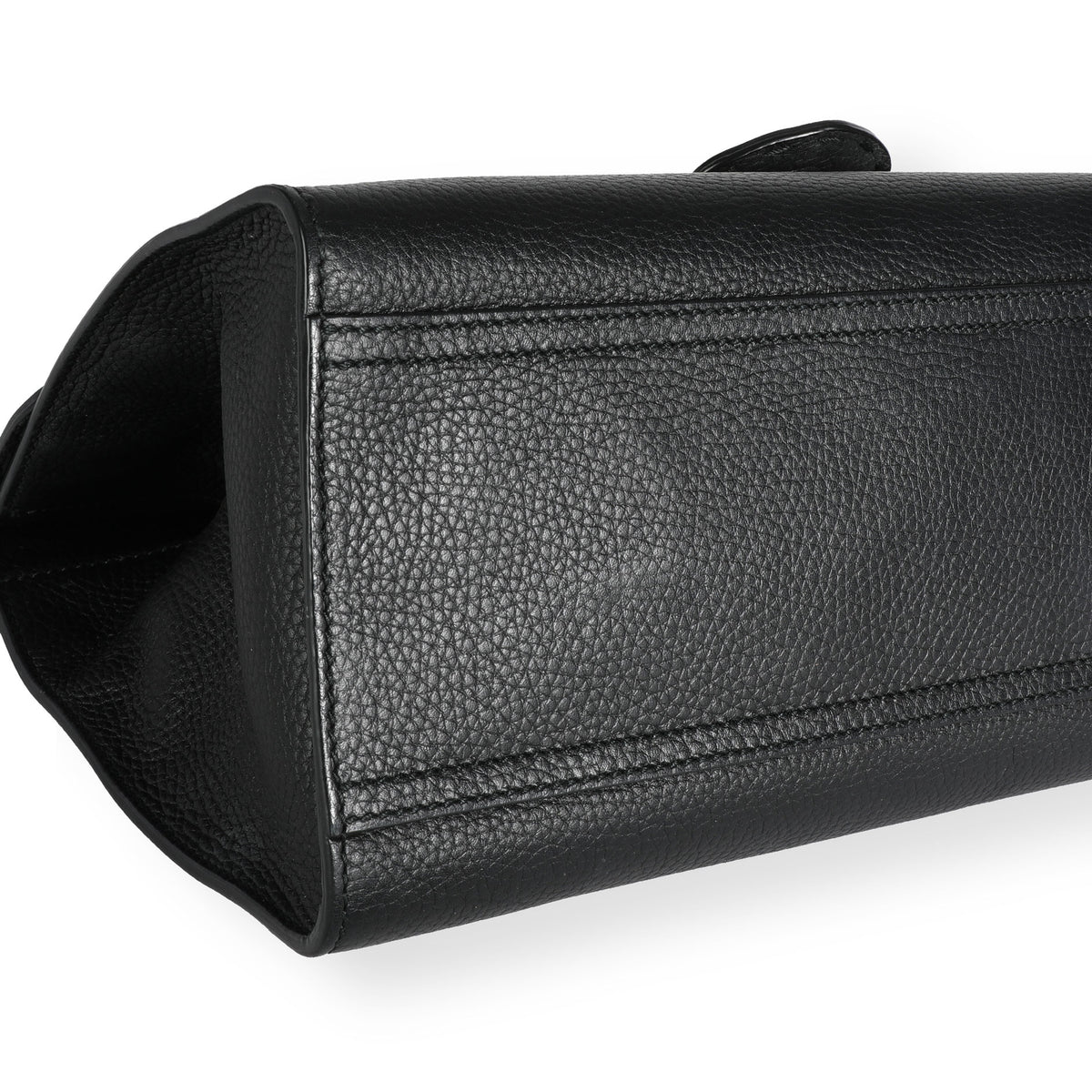 Gucci Black Calfskin GG Marmont Small Top Handle Bag