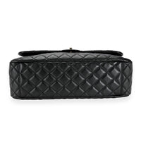 Chanel Airlines Black Quilted Lambskin XXL Single Flap Bag