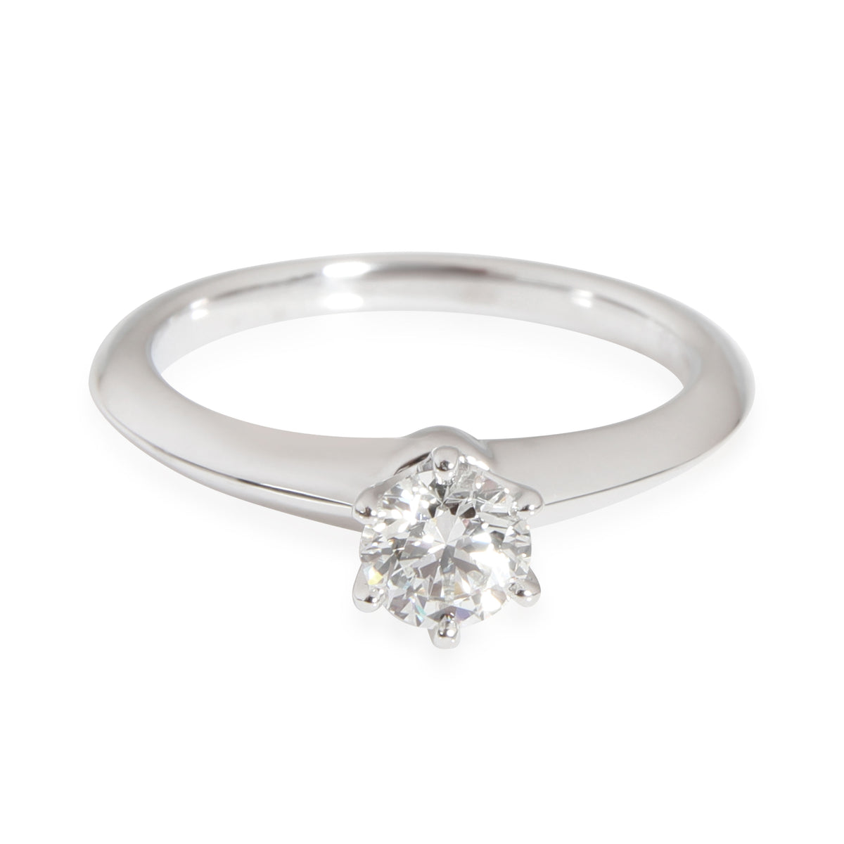 Tiffany & Co. Diamond Engagement Ring in Platinum H-I VS 0.38 CTW