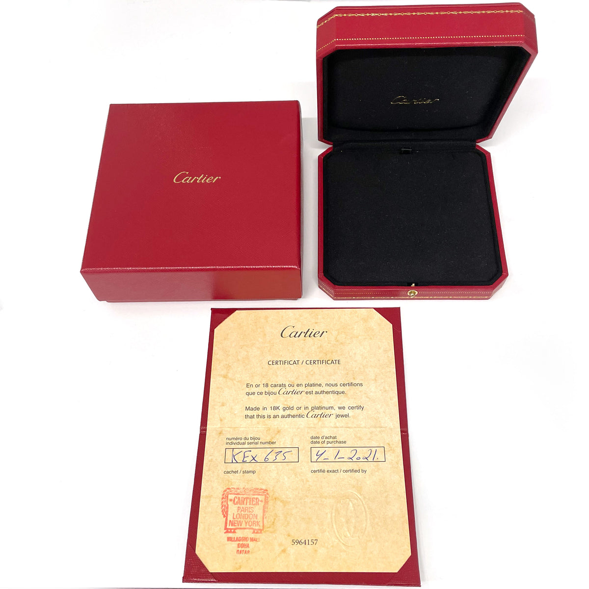 Cartier Amulette de Cartier Malachite Diamond Pendant in 18K Pink Gold 0.02 CTW
