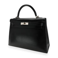Hermès Black Epsom Sellier Kelly 32 PHW