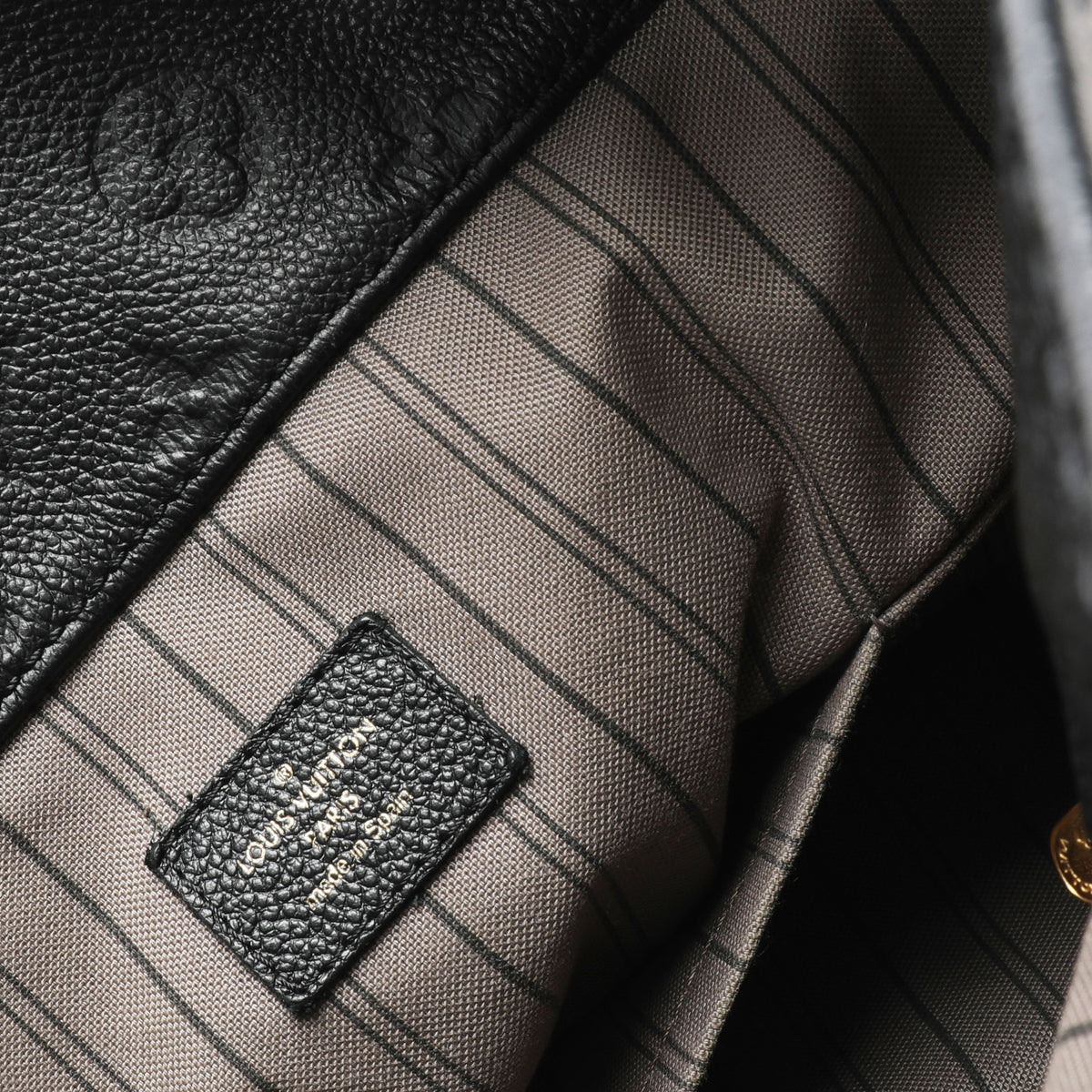 Louis Vuitton Black Monogram Empreinte Carryall MM, myGemma