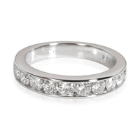 Tiffany & Co.  Channel Set Diamond Wedding Band in Platinum 0.9 CTW