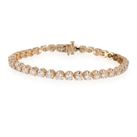 Diamond Tennis Bracelet in 14K Yellow Gold 6.30 CTW