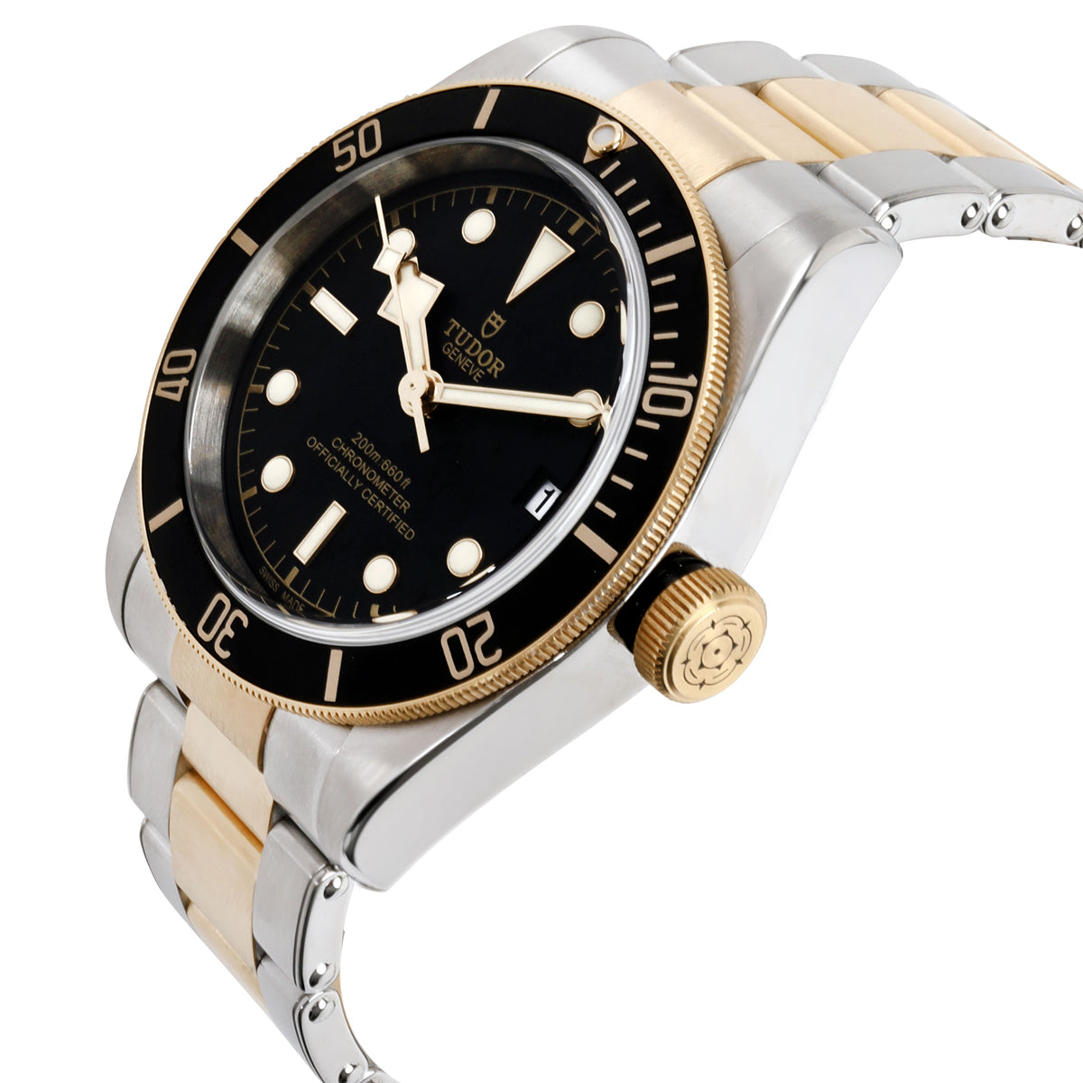 Tudor Heritage Black Bay 79733N Mens Watch in 18kt Stainless Steel/Yellow Gold