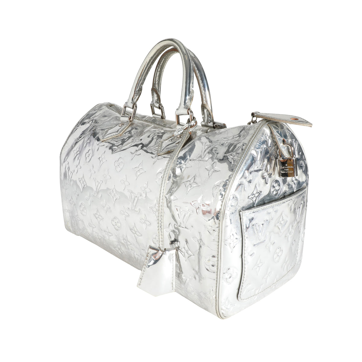 Louis Vuitton Monogram Miroir Speedy 35 Hand Bag
