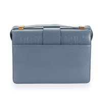 Dior Denim Blue Box Calfskin 30 Montaigne Flap Bag