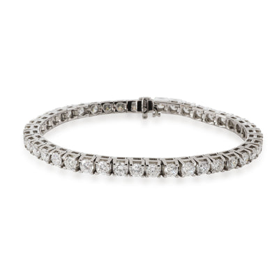 Diamond Tennis Bracelet in 14K White Gold 10.00 CTW (H VS1)