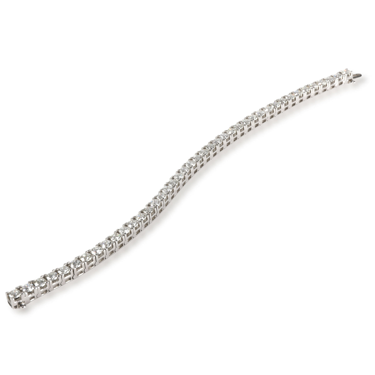 Diamond Tennis Bracelet in 14K White Gold 10.00 CTW (H VS1)