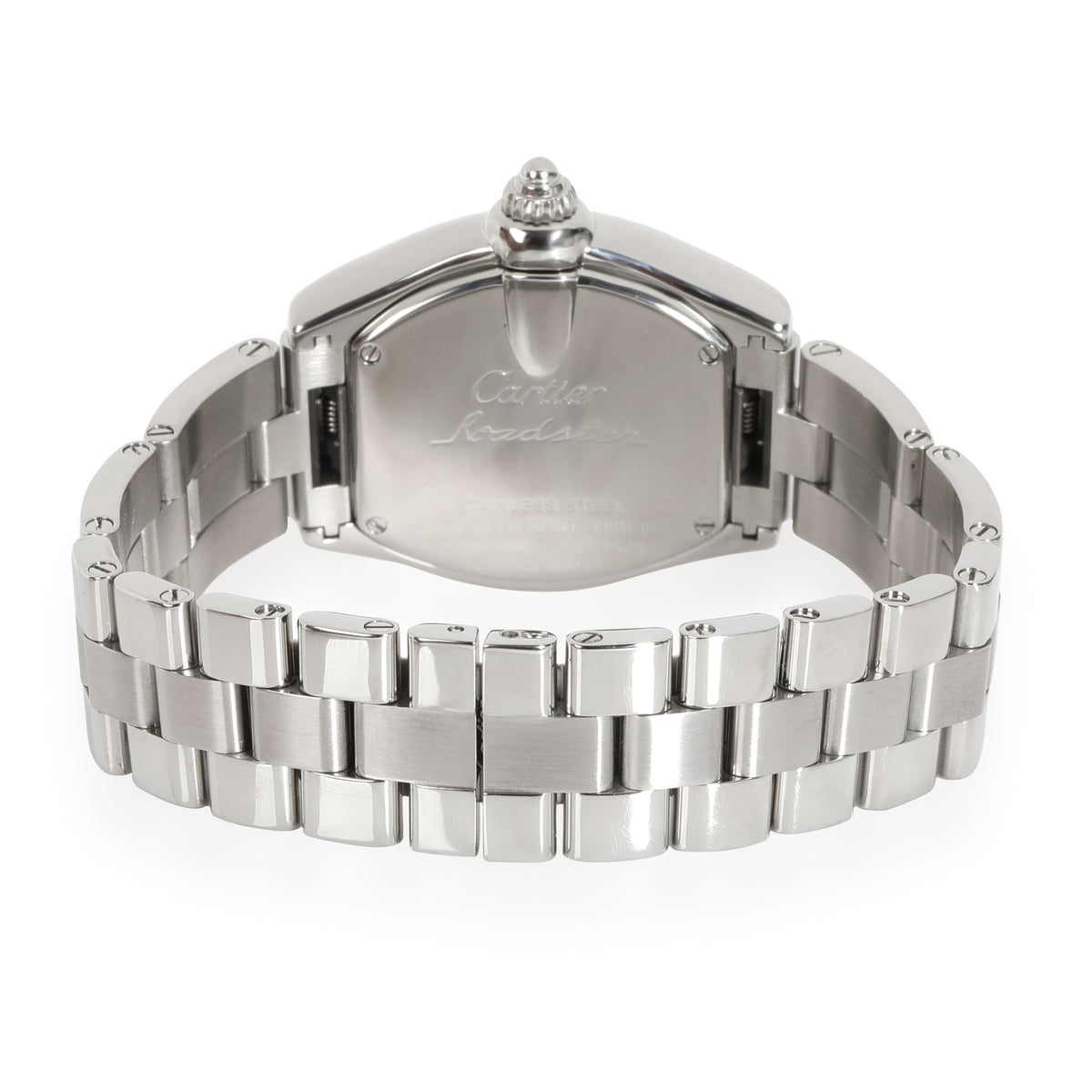 Cartier Roadster W6206006 Women's Watch in  Stainless Steel