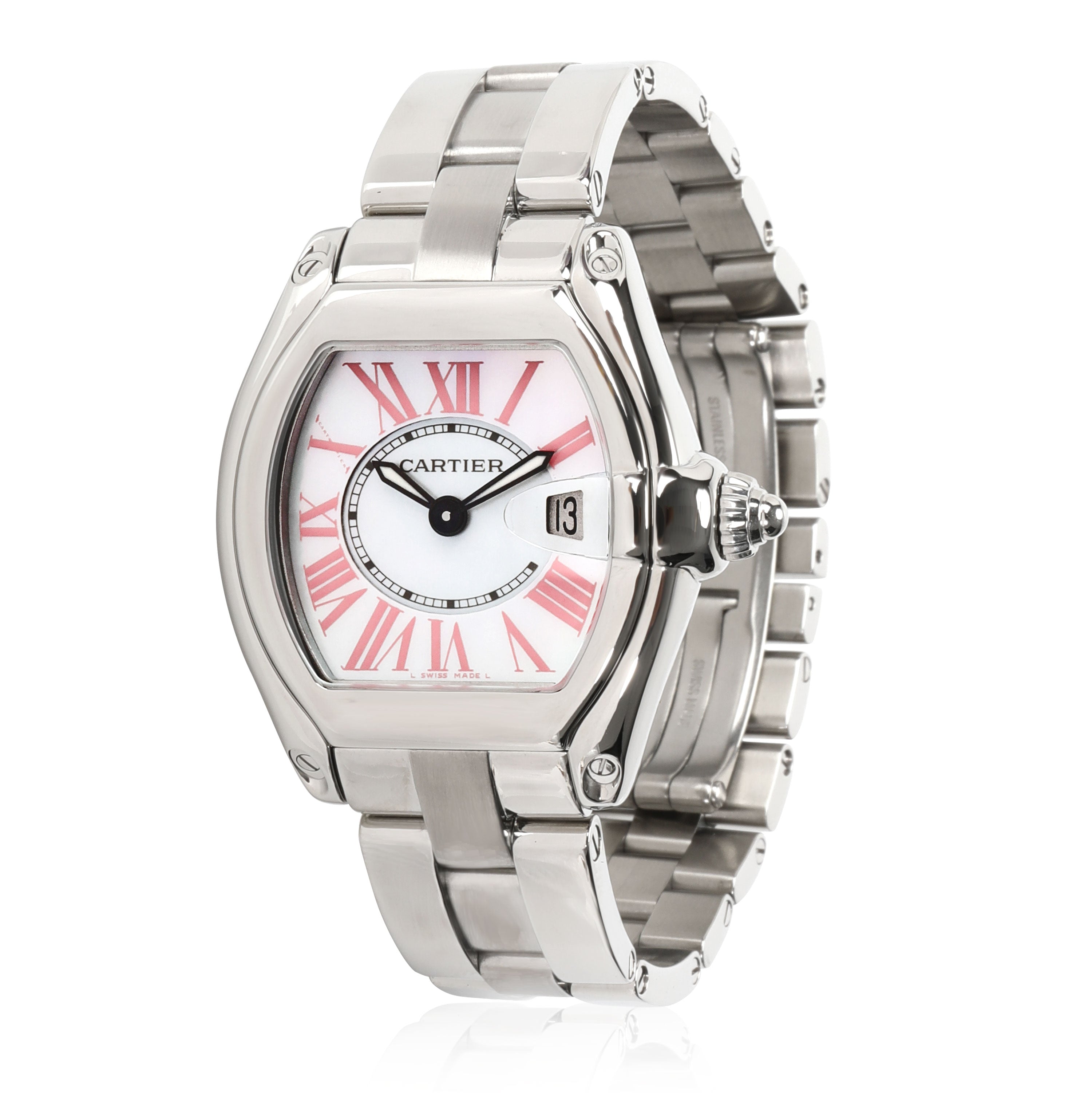 Cartier Roadster W6206006 Women's Watch in Stainless Steel