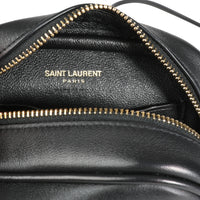 Saint Laurent Coal Nappa Leather Monogram Blogger Bag