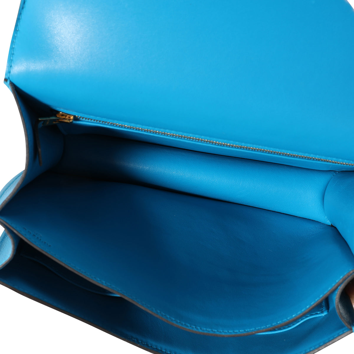 Constance 18 in Bleu Zanzibar Evercolor Leather