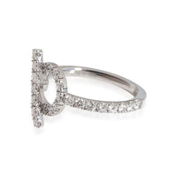 Hermès Finesse Diamond Ring in 18K White Gold 1.05 CTW