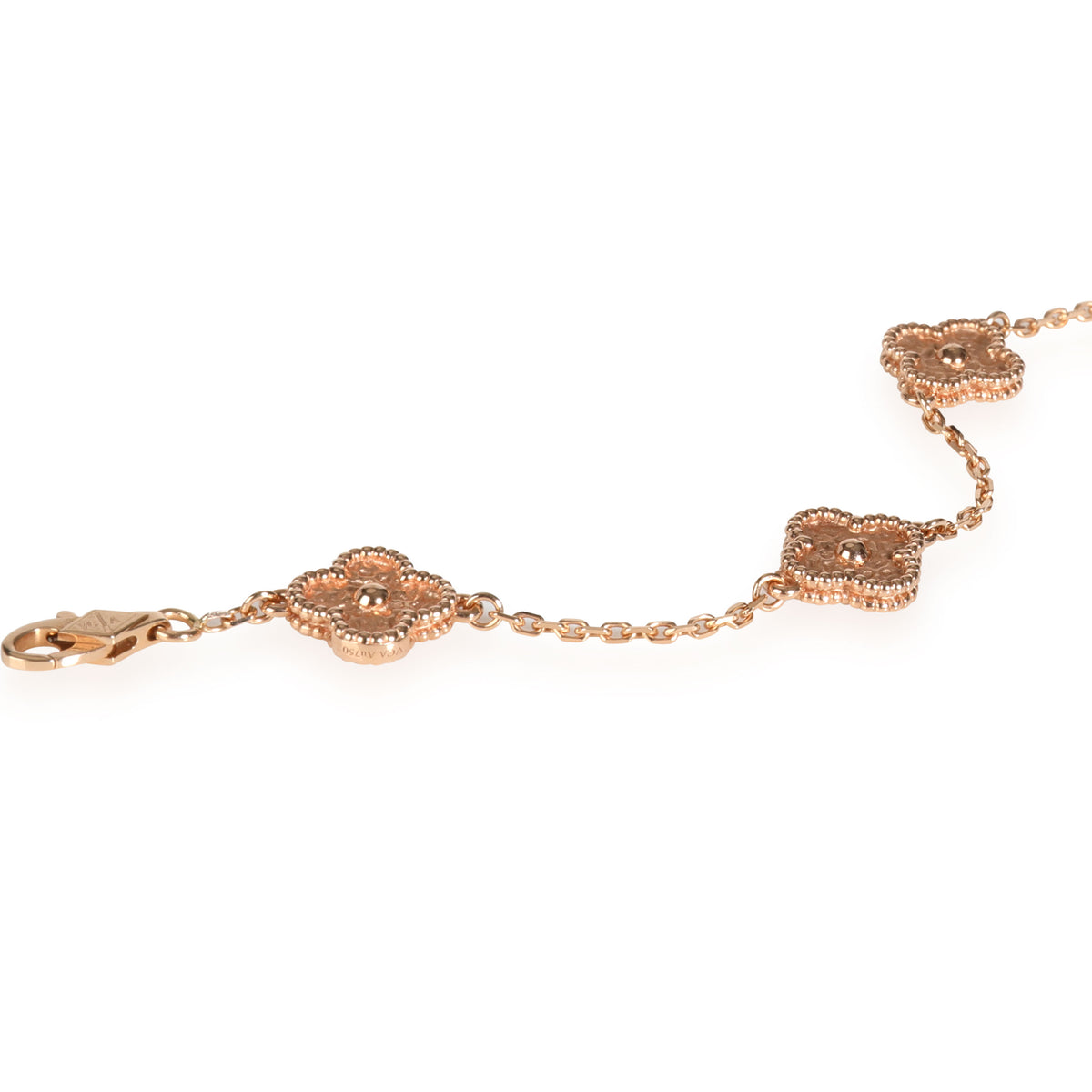Van Cleef Arpels Sweet Alhambra Bracelet in 18K Rose Gold