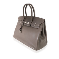 Hermès Etain & Colvert Verso Epsom Birkin 35 PHW