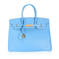 Hermès Bleu Paradise Epsom Birkin 35 GHW