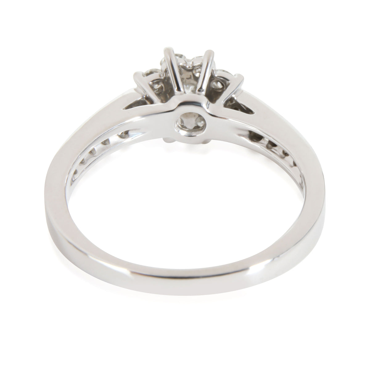 Tiffany & Co. Flower Diamond Ring in Platinum 0.75 CTW