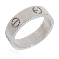 Cartier Love Ring in 18K White Gold