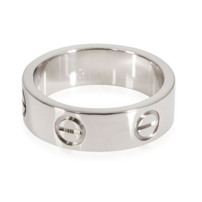 Cartier Love Ring in 18K White Gold