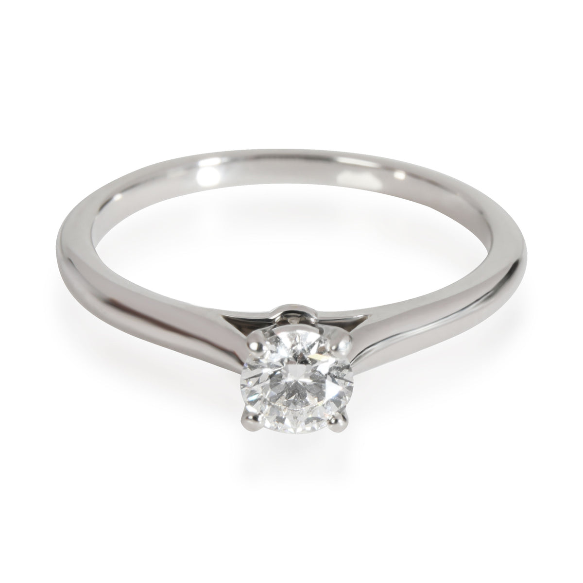 Cartier 1895 Diamond Engagement Ring in Platinum Platinum E VVS2 0.27 CTW