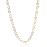 Mikimoto Sea Magic Blue Lagoon Pearl Diamond Necklace in 14K Yellow Gold 0.06 CT