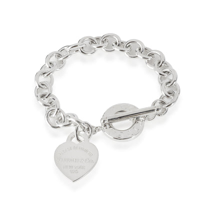 Return to Tiffany Heart Tag Toggle Bracelet in  Sterling Silver