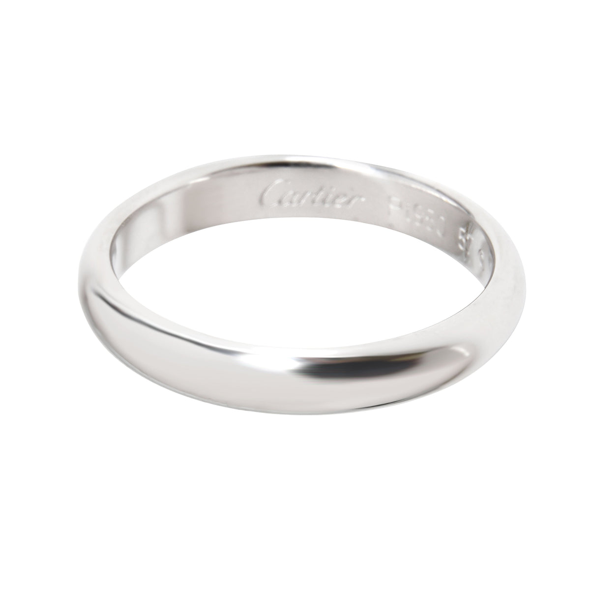 Cartier 1895 Wedding Band in Platinum