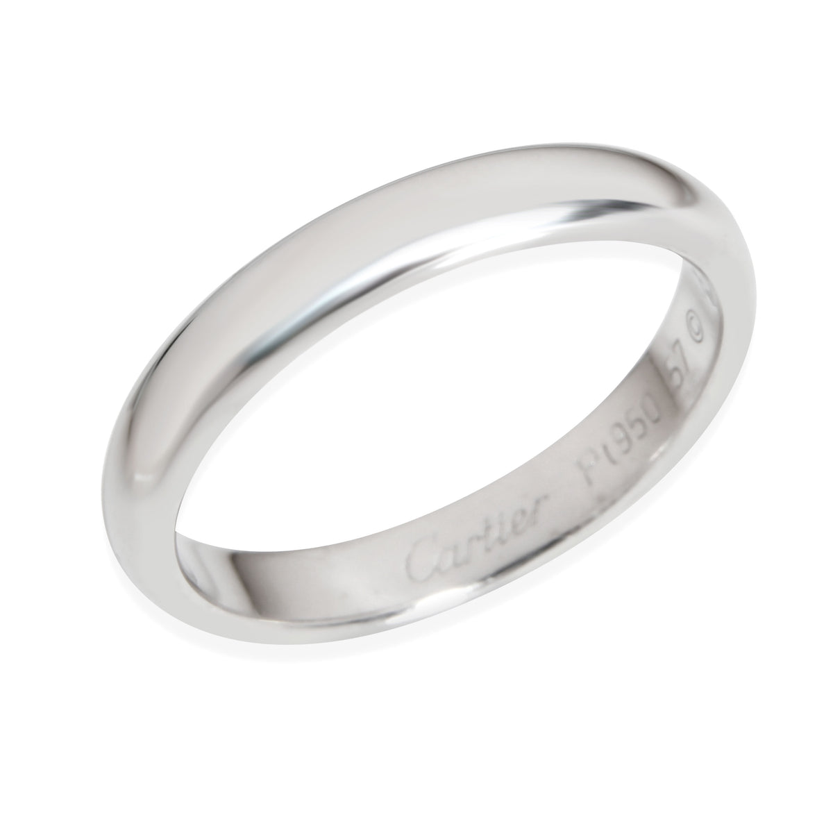 Cartier 1895 Wedding Band in Platinum