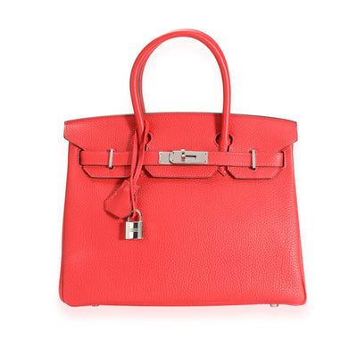 Hermès Rouge Casaque Togo Birkin 30 PHW