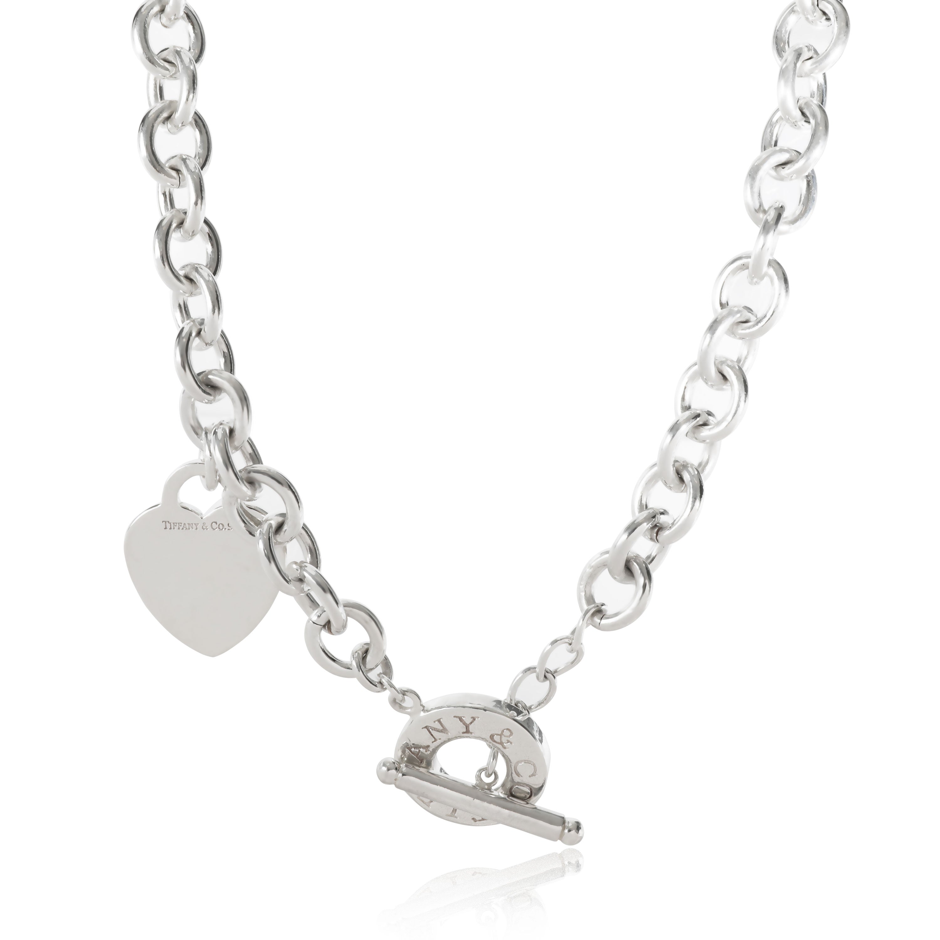 Auth Tiffany & Co. Heart Tag Toggle Necklace & Bracelet | #29088259
