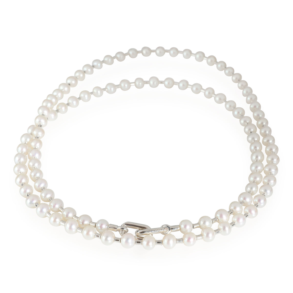 Tiffany & Co. HardWear Pearl Necklace in  Sterling Silver