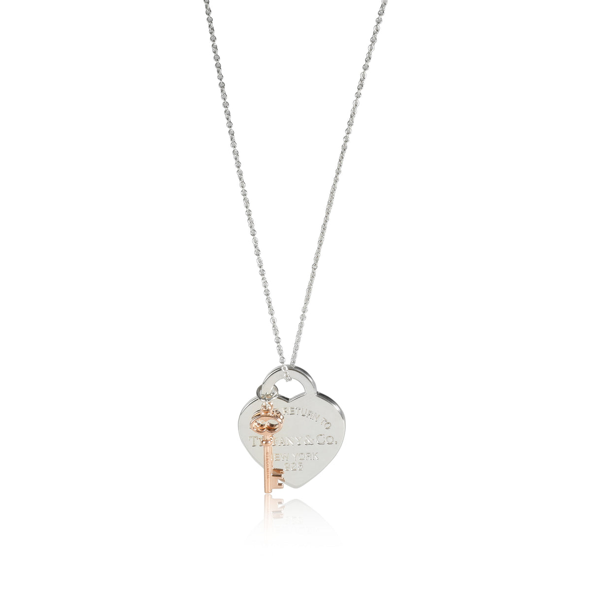 Tiffany Co Return to Tiffany Heart Key Necklace