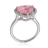 Tiffany & Co. Soleste Heart Tourmaline Diamond  Ring in  Platinum Pink 0.42 CTW