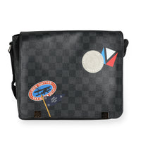 Louis Vuitton Limited Edition Damier Graphite LV League District Messenger PM