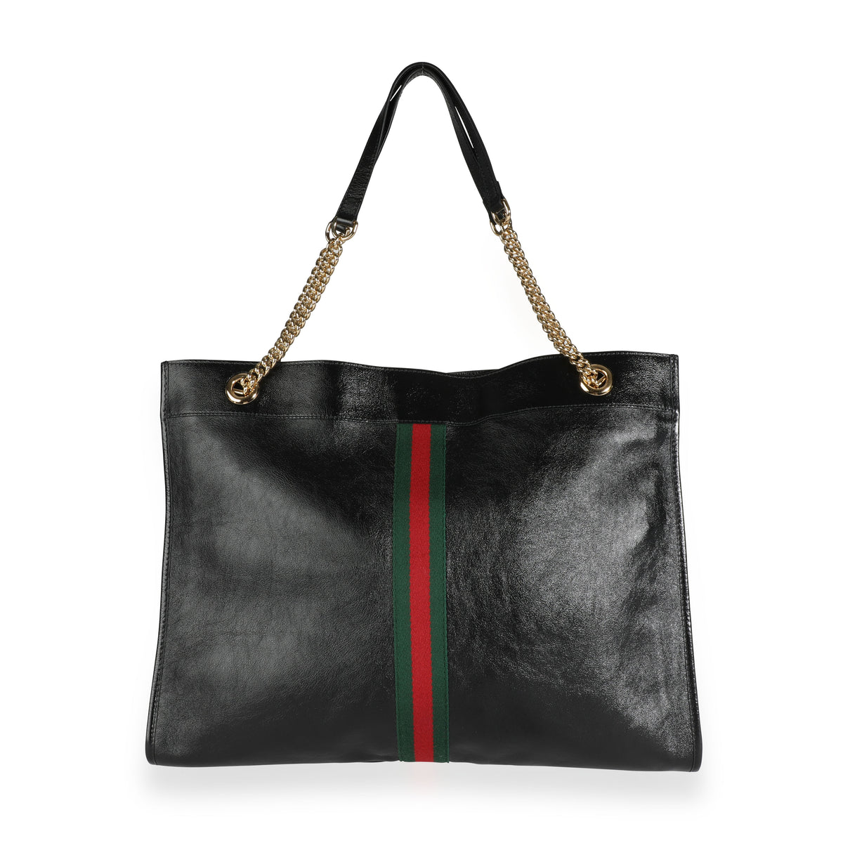 Gucci Black Leather Large Rajah Tote