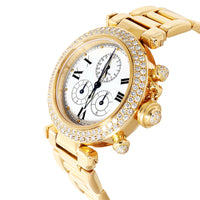 Cartier Pasha Chronflex 1354 1 Unisex Watch in 18kt Yellow Gold