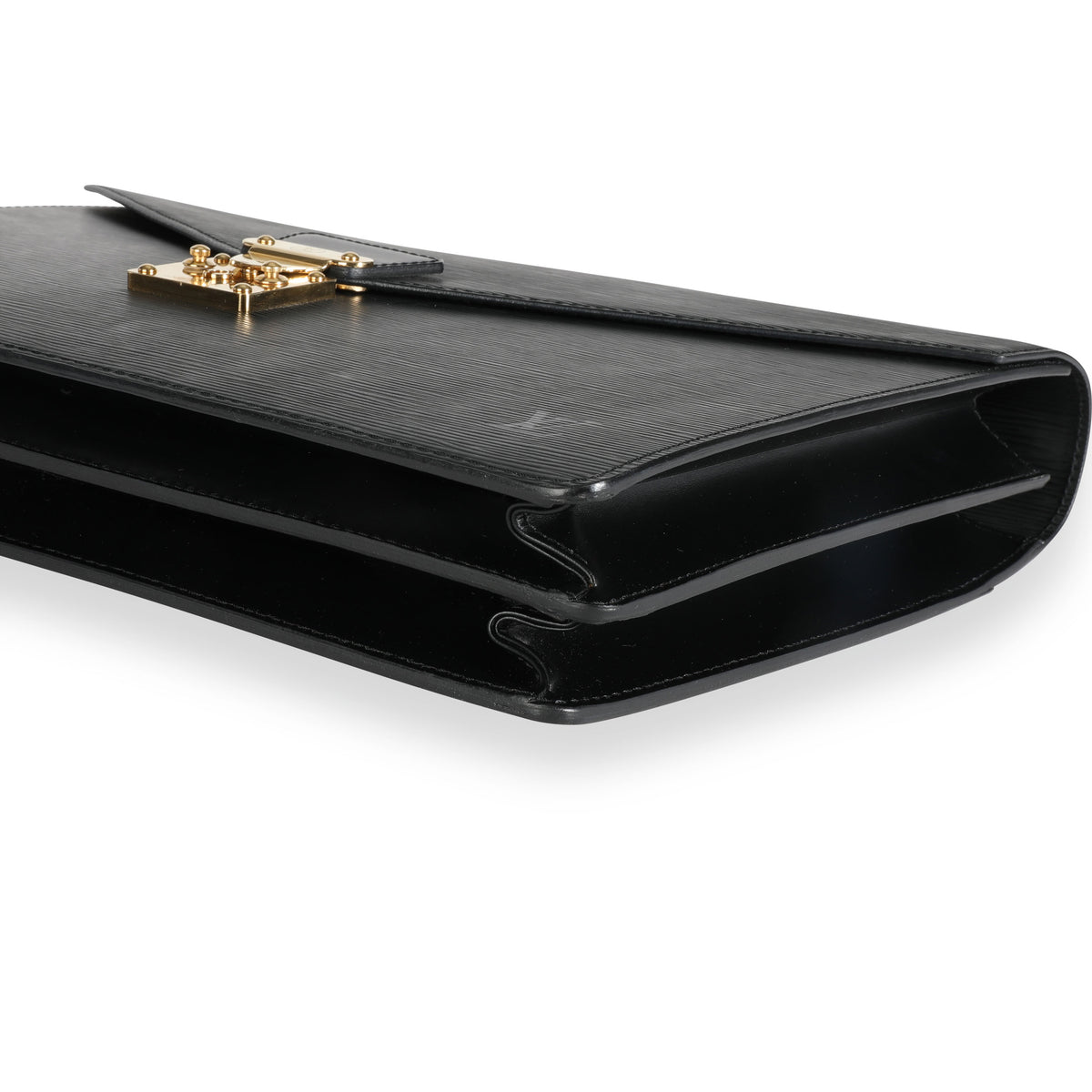Louis Vuitton Black Epi Leather Serviette Conseiller Briefcase
